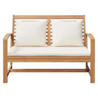 Tuinbank Bruin 110 x 64 x 76.5 cm Massief teakhout - thumbnail