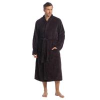 Ten Cate Badjas Heren Stripe Antraciet-L - thumbnail