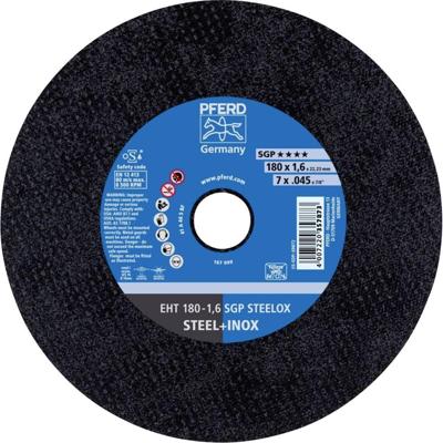 PFERD TOOLS EHT 180-1,6 SGP STEELOX 61343122 Doorslijpschijf recht 180 mm 25 stuk(s) RVS, Staal PFERD TOOLS EHT 180-1,6 SGP STEELOX 61343122 Doorslijpschijf recht 180 mm 25 stuk(s) RVS, Staal