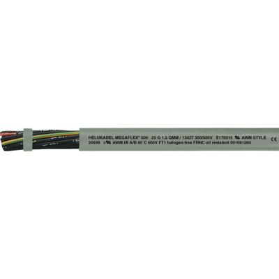 HELU MEGAFLEX® 500 Stuurstroomkabel 3 G 4 mm² Grijs 13447-1000 1000 m