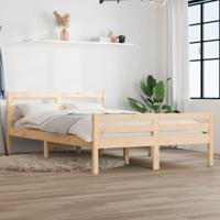 Bedframe zonder matras massief hout 160x200 cm - thumbnail