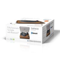 Volautomatische platenspeler met Bluetooth® transmissie en voorversterker Metalen platenspeler en toonarm Hout - thumbnail