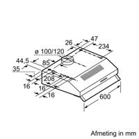 Siemens LU63LCC50 Onderbouw Afzuigkap - thumbnail