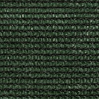 VidaXL Zonnezeil 160 g/m² 2,5x3 m hdpe donkergroen