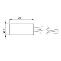 Laserfuchs Lasermodule Punt Rood 0.4 mW LFD650-0.4-12(9x20) - thumbnail