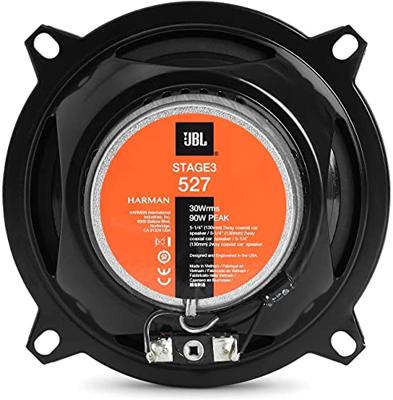 JBL Stage3 527 - 13cm Coaxiale speakers - 200 Watt piek - Zwart JBL Stage3 527 - 13cm Coaxiale speakers - 200 Watt piek - Zwart