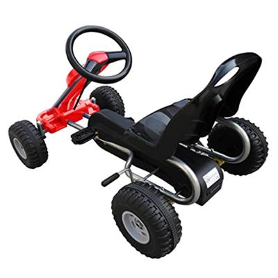 VidaXL Skelter met pedalen rood VidaXL Skelter met pedalen rood