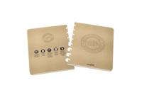 Schrift adoc bio a5 ruit 4x8mm 144pag 90gr kraft | 10 stuks - thumbnail