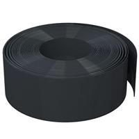 VidaXL Tuinrand 10 m 20 cm polyetheen zwart - thumbnail
