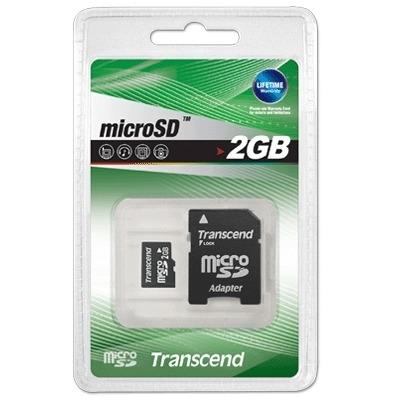 Transcend TS2GUSDC microSD-kaart Industrial 2 GB Class 2