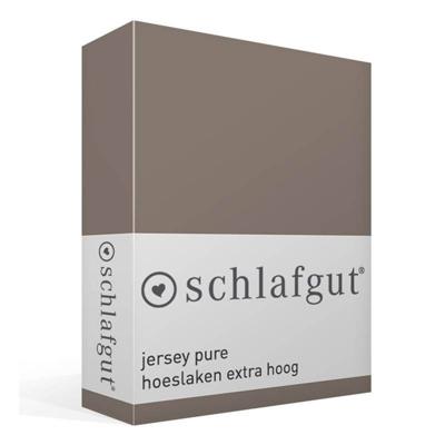 Schlafgut Schlafgut Pure Jersey Boxspring Hoeslaken L - 140x200 - 160x220 790 Sand Deep