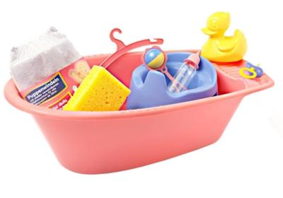 Heless Poppenbad met accesoires, 8dlg. Heless Poppenbad met accesoires, 8dlg.
