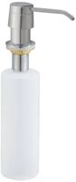 Saqu Few Inbouw Zeepdispenser Ø 5,2x30 cm geborsteld staal - thumbnail