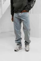 Project x Paris Loose Jeans Heren Lichtblauw - Maat L - Kleur: Lichtblauw | Soccerfanshop - thumbnail