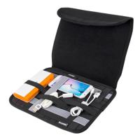 HAWEEL 10 inch Tablet Wrap organisator neopreen digitale opslag zak Bag(Black) - thumbnail
