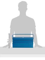 Brüder Mannesmann Gereedschapskist 430 mm 5 dlg (Hobby) - 211-430 - thumbnail