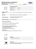 Mipa blanke lak "winner" acrylic clear paint gloss 400 ml - thumbnail