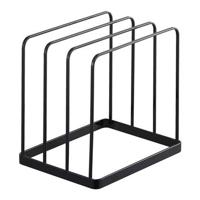 Yamazaki 5053 TOWER Tray Stand, black, Steel, 19.5 x 16 x 19.5 cm - thumbnail