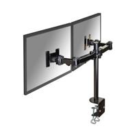 Neomounts FPMA-D960D Tafelbeugel voor monitor Aantal monteerbare displays: 2 Display(s) 25,4 cm (10) - 68,6 cm (27) Zwart Kantelbaar, Zwenkbaar, Roteerbaar, - thumbnail