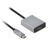 V7 V7UCHDMI-ALUGR-1EC USB-C mannelijke naar HDMI vrouwelijke adapter Grijs Aluminium - thumbnail