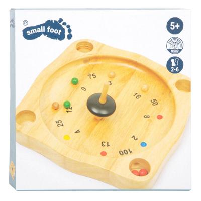 Small Foot boeren roulette houten spel