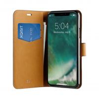 Xqisit iPhone Xs Max Black Slim Portemonneehouder Zwart - thumbnail