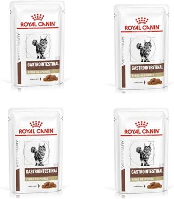 Royal Canin Veterinary Gastrointestinal Fibre Response natvoer kat (in saus) 4 dozen (48 x 85 g)