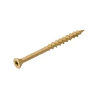 Dynaplus vlonderschroef [200x] - AR-BRONZE XTREME - platkop-60° - TX-25 - 5.0x80/42mm - thumbnail