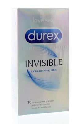 Durex Invisible condooms - 10 stuks Durex Invisible condooms - 10 stuks