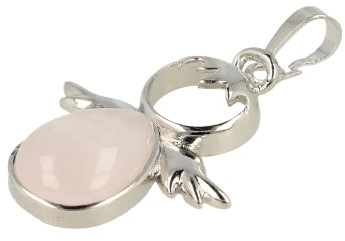 Beschermengel Hanger Rozenkwarts - Januari