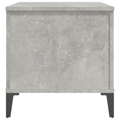 Salontafel 90x44,5x45 cm bewerkt hout betongrijs