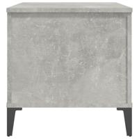 Salontafel 90x44,5x45 cm bewerkt hout betongrijs - thumbnail
