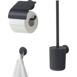 Tiger Urban toilet accessoires 3-delig hangend zwart