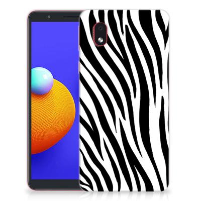 Samsung Galaxy A01 Core | TPU Hoesje | Zebra