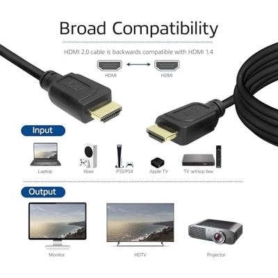 ACT AK3945 4K HDMI High Speed Ethernet Premium Certified Kabel - HDMI-A Male/HDMI-A Male - 3 meter ACT AK3945 4K HDMI High Speed Ethernet Premium Certified Kabel - HDMI-A Male/HDMI-A Male - 3 meter