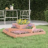 Plantenbak 83x83x27 cm massief douglashout - thumbnail