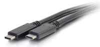 C2G USB korte verlengkabel, USB-kabel, USB C-kabel, 10G, zwart, 1 meter, kabel naar Go 28848 - thumbnail