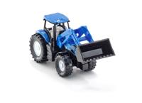 Siku New Holland tractor met voorlader blauw (1355) - thumbnail