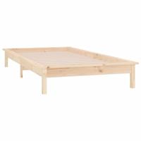 Bedframe LED massief hout 90x200 cm - thumbnail