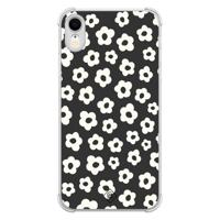 iPhone XR shockproof hoesje - Retro bloempjes - thumbnail