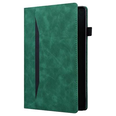 Lunso - Lenovo Tab P12 Pro - Luxe Bookcase hoes - Groen