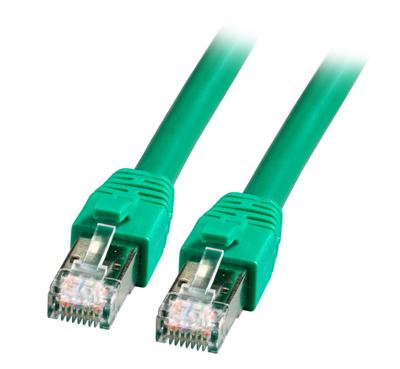 EFB Elektronik RJ45 Patchkabel S/FTP, Cat.8.1,BC, LSZH, 10m, groen netwerkkabel EFB Elektronik RJ45 Patchkabel S/FTP, Cat.8.1,BC, LSZH, 10m, groen netwerkkabel