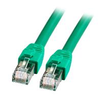 EFB Elektronik RJ45 Patchkabel S/FTP, Cat.8.1,BC, LSZH, 10m, groen netwerkkabel - thumbnail