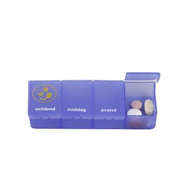 Able2 pillendoos 1 dag 4 vaks Blauw Able2 pillendoos 1 dag 4 vaks Blauw