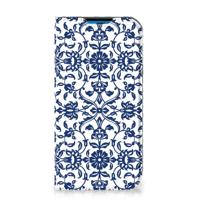 iPhone 14 Pro Smart Cover Flower Blue - thumbnail