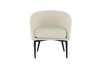 Nohr Fauteuil 'Jennilee' Teddy, kleur Wit - thumbnail