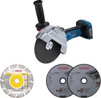Bosch Blauw GWS 18V-180 P | accu haakse slijper | 180 mm | excl. accu&apos;s en lader - 06019H6L01 - thumbnail
