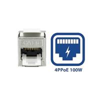 ACT Keystone Jack RJ45 CAT6 Shielded toolless met shutter - thumbnail