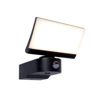 Ceva Muurlamp Bewegingssensor Zwart - thumbnail