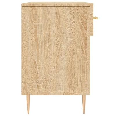 VidaXL Schoenenbank 102x35x55 cm bewerkt hout sonoma eikenkleurig